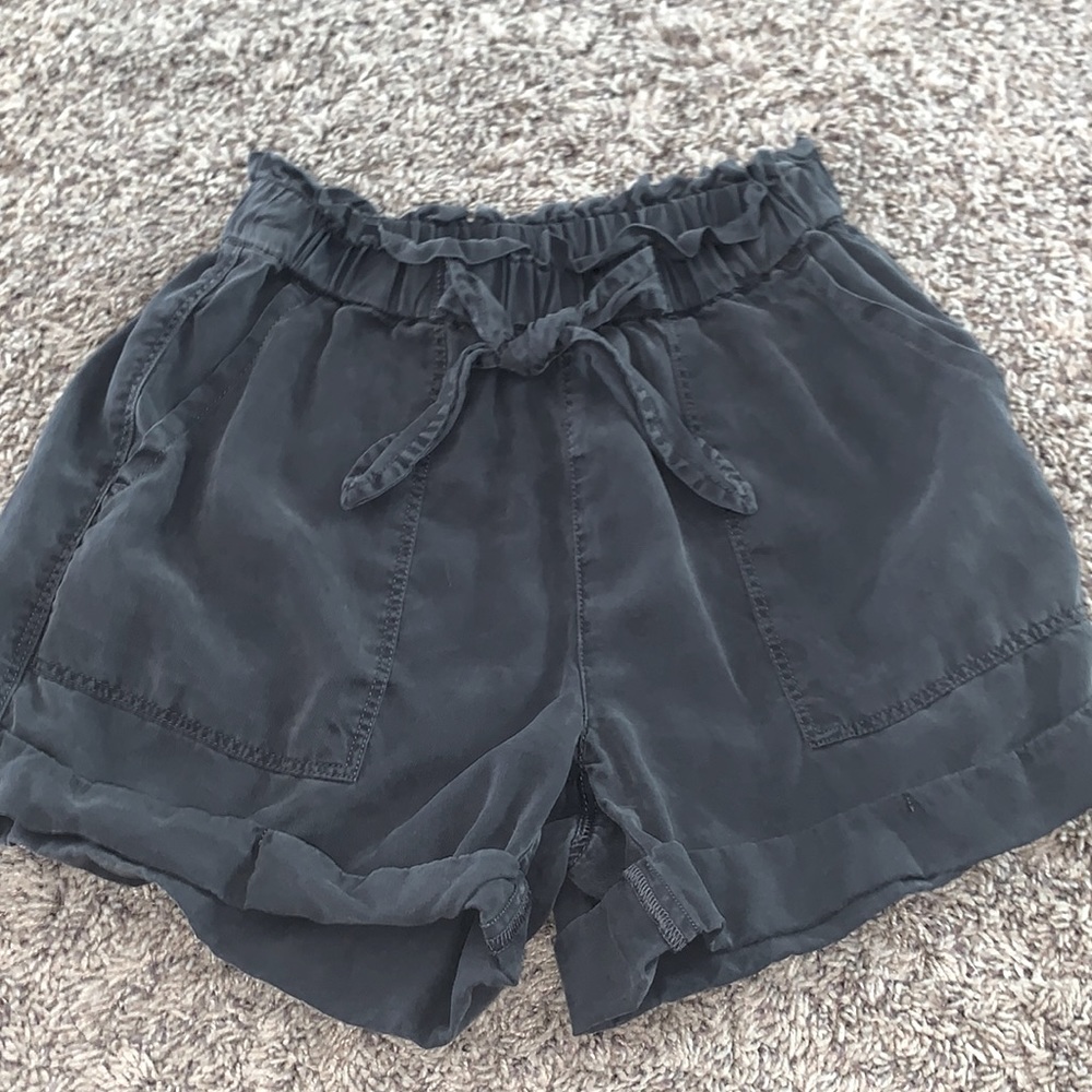 Aerie dark gray tye shorts!